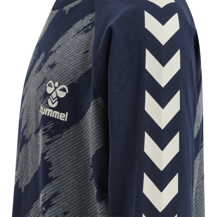 se Hummel barn hmlzion t-shirt l/s LL40V4712 \"långärmad t-shirt\"