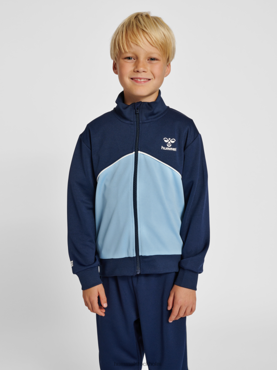 se Hummel barn hmllubago träningsoverall LL40V4686 \"colour-block träningsoverall\"