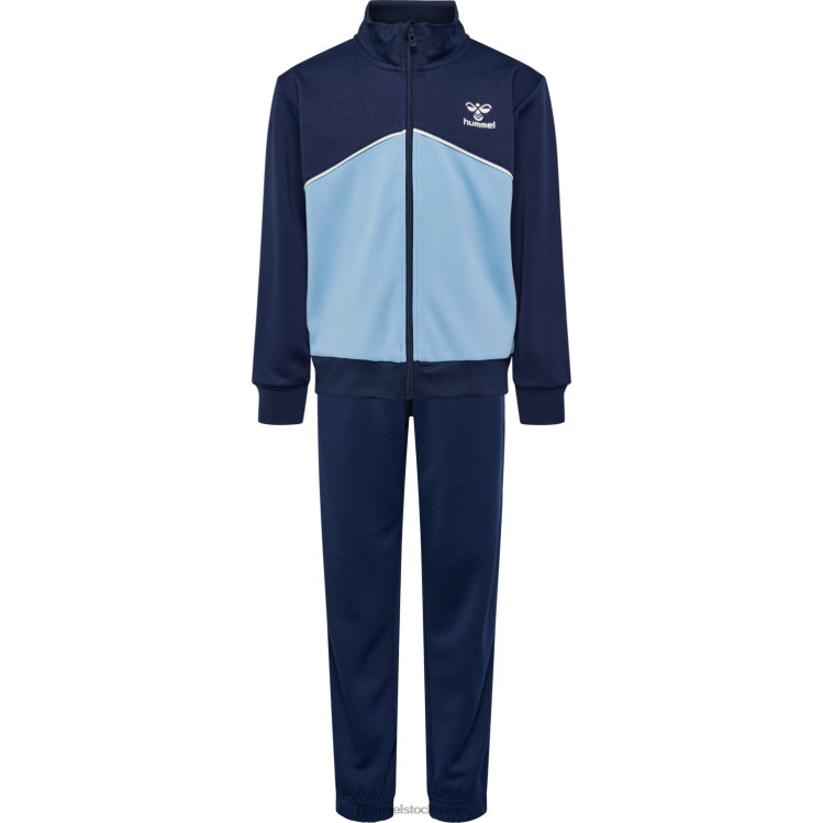 se Hummel barn hmllubago träningsoverall LL40V4686 \"colour-block träningsoverall\"