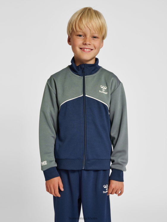 se Hummel barn hmllubago träningsoverall LL40V4742 \"colour-block träningsoverall\"