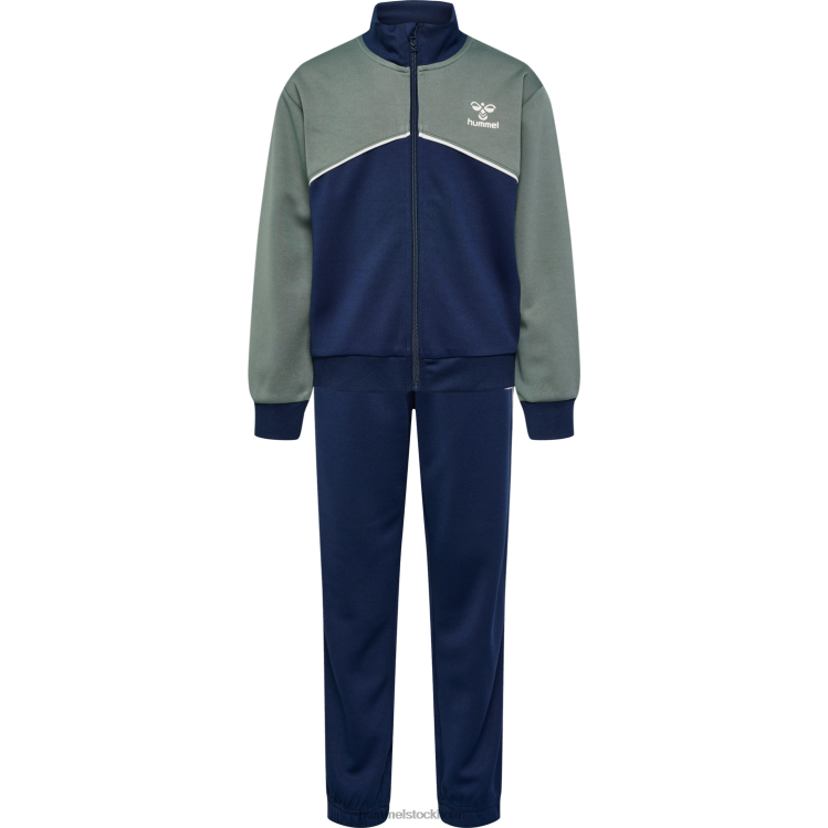 se Hummel barn hmllubago träningsoverall LL40V4742 \"colour-block träningsoverall\"