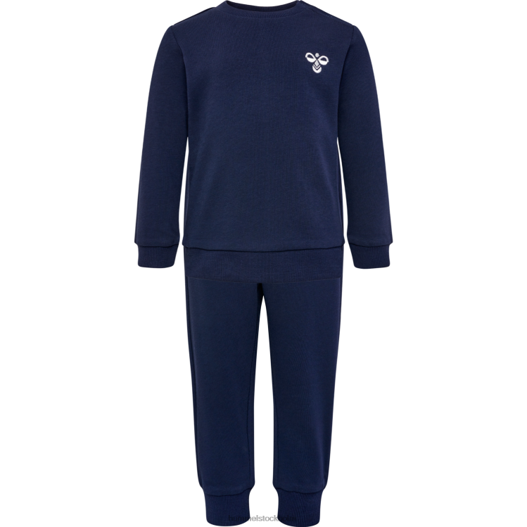 se Hummel barn hmlsanto besättningsdräkt LL40V4611 "crewneck träningsoverall"