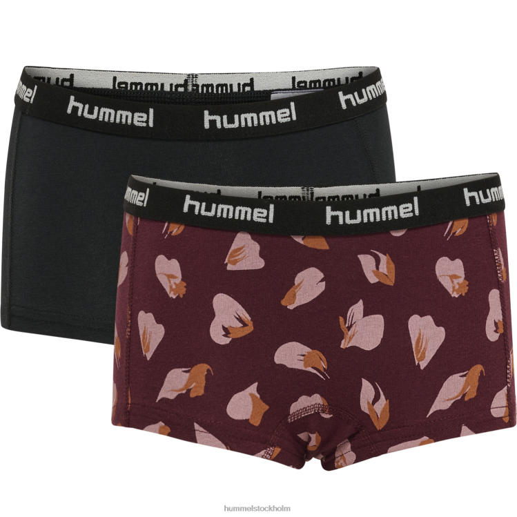 se Hummel barn hmlcarolina hipsters 2-pack LL40V6291 "2-pack hipsterbyxor"