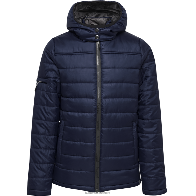 se Hummel barn hmlnorth quiltad huvajacka LL40V6522 \"quiltad jacka\"