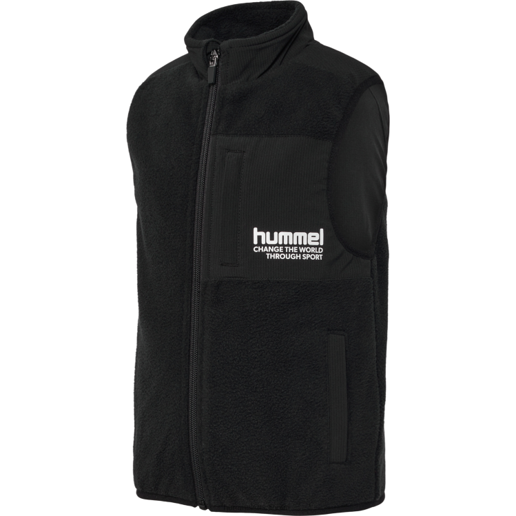 se Hummel barn hmlpure fleeceväst LL40V4656 "fleeceväst med hel dragkedja"