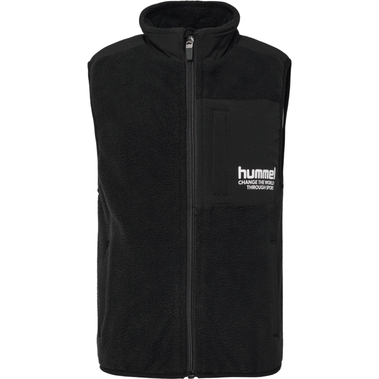 se Hummel barn hmlpure fleeceväst LL40V4656 \"fleeceväst med hel dragkedja\"