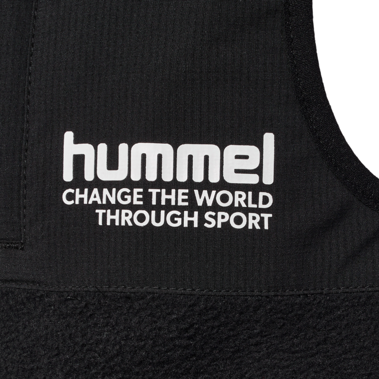 se Hummel barn hmlpure fleeceväst LL40V4656 \"fleeceväst med hel dragkedja\"