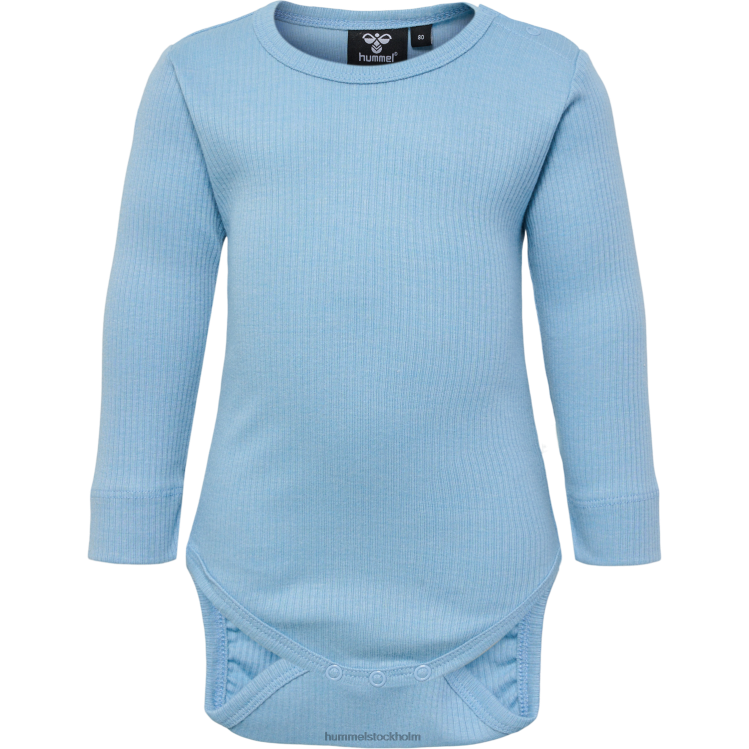 se Hummel barn hmlrene kropp l/s LL40V4086 \"ribbad långärmad kropp\"