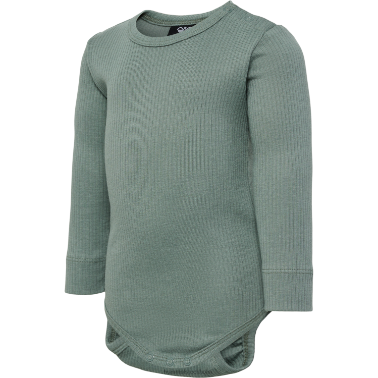 se Hummel barn hmlrene kropp l/s LL40V4510 "ribbad långärmad kropp"