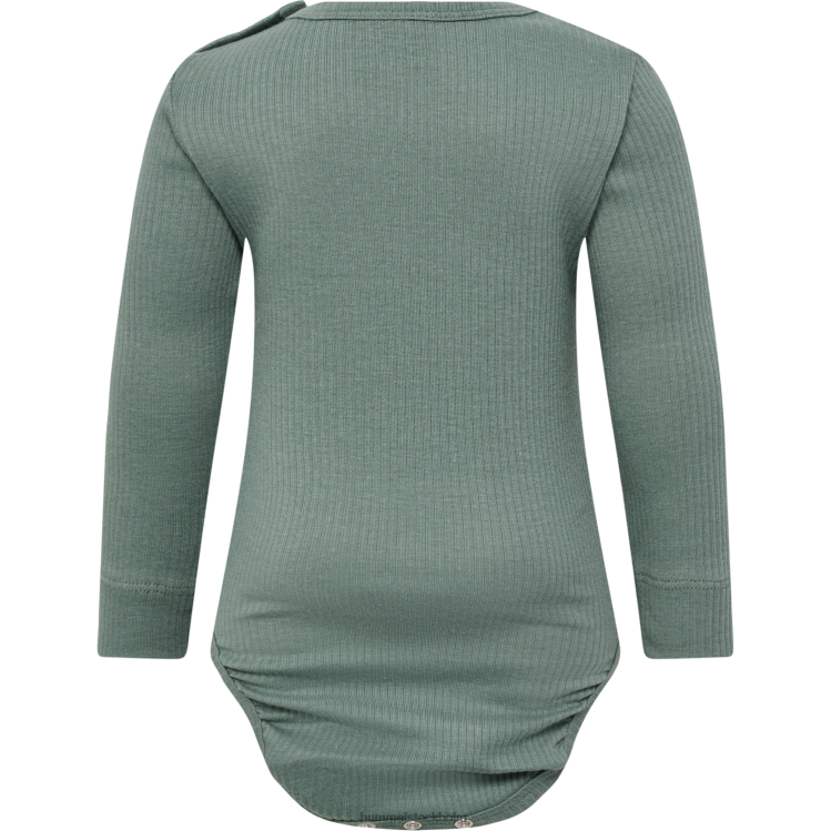 se Hummel barn hmlrene kropp l/s LL40V4510 \"ribbad långärmad kropp\"