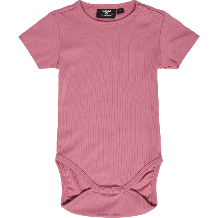 se Hummel barn hmlrene kropp s/s LL40V4083 "ribbad kortärmad kropp"