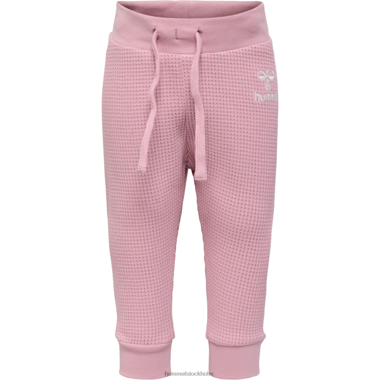 se Hummel barn hmlcosy byxor LL40V4166 \"joggingbyxor i våffla bomull\"