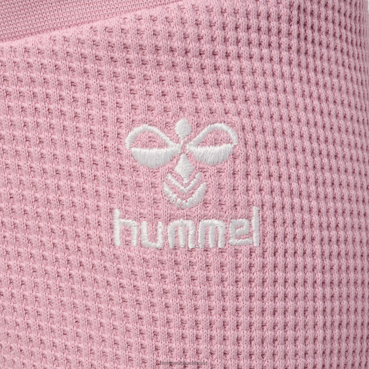 se Hummel barn hmlcosy byxor LL40V4166 \"joggingbyxor i våffla bomull\"