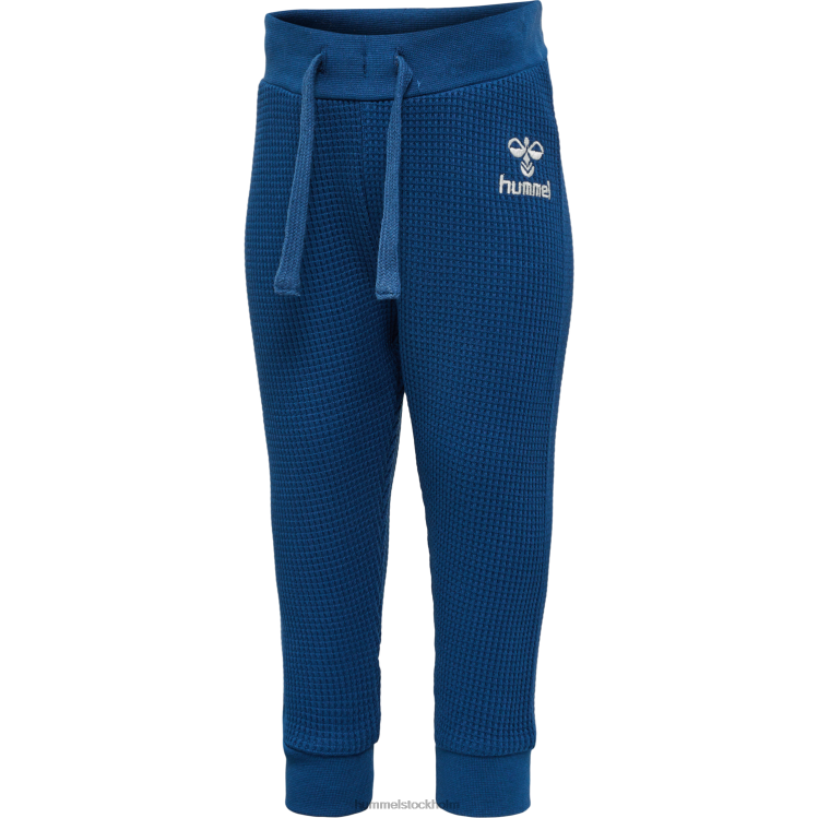se Hummel barn hmlcosy byxor LL40V4173 "joggingbyxor i våffla bomull"