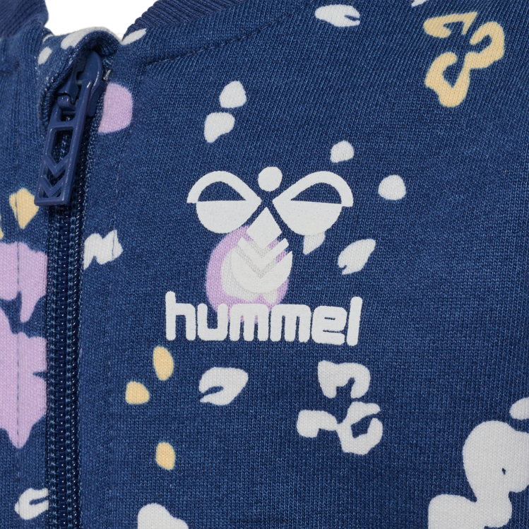 se Hummel barn hmlhappy zip-jacka LL40V4338 \"jacka med dragkedja i bomull\"