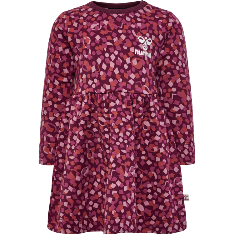 se Hummel barn hmlconfetti klänning l/s LL40V4211 \"långärmad klänning\"