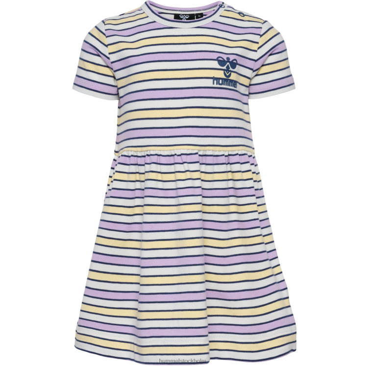 se Hummel barn hmlhappy me dress s/s LL40V4302 \"klänning i bomullsblandning\"