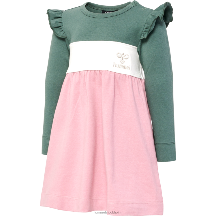 se Hummel barn hmljamila klänning l/s LL40V4155 "jersey klänning"