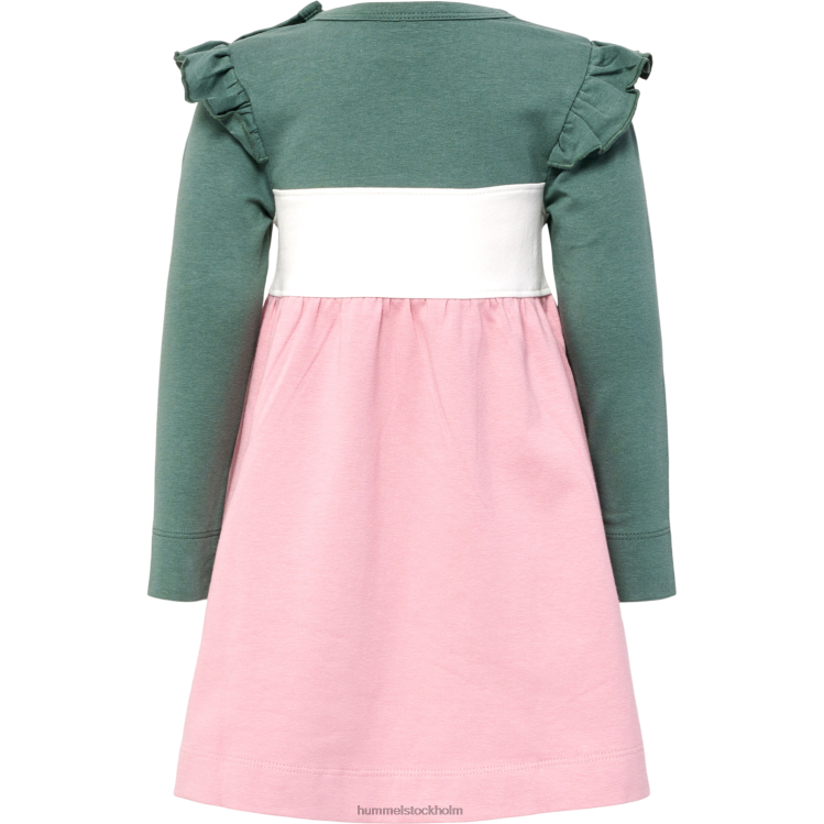 se Hummel barn hmljamila klänning l/s LL40V4155 \"jersey klänning\"