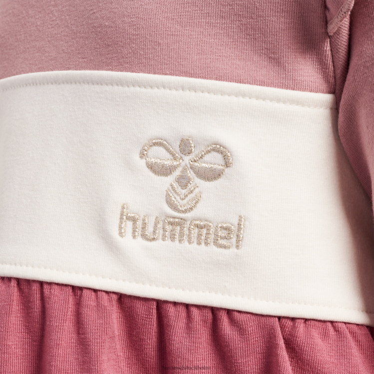 se Hummel barn hmljamila klänning l/s LL40V4187 \"jersey klänning\"