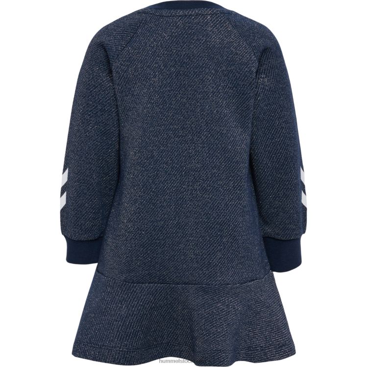 se Hummel barn hmlsally klänning l/s LL40V4123 \"cirkel kjol klänning\"