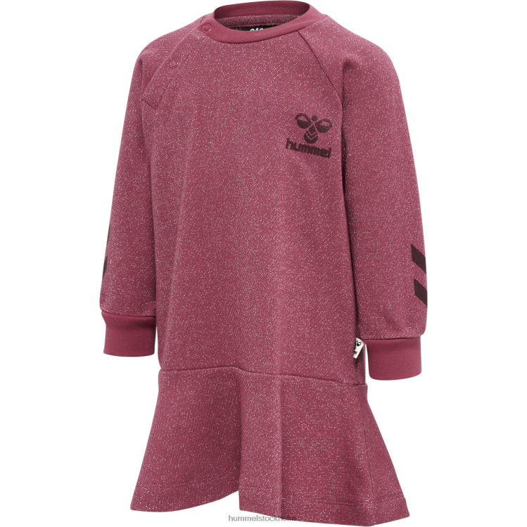 se Hummel barn hmlsally klänning l/s LL40V4284 "cirkel kjol klänning"