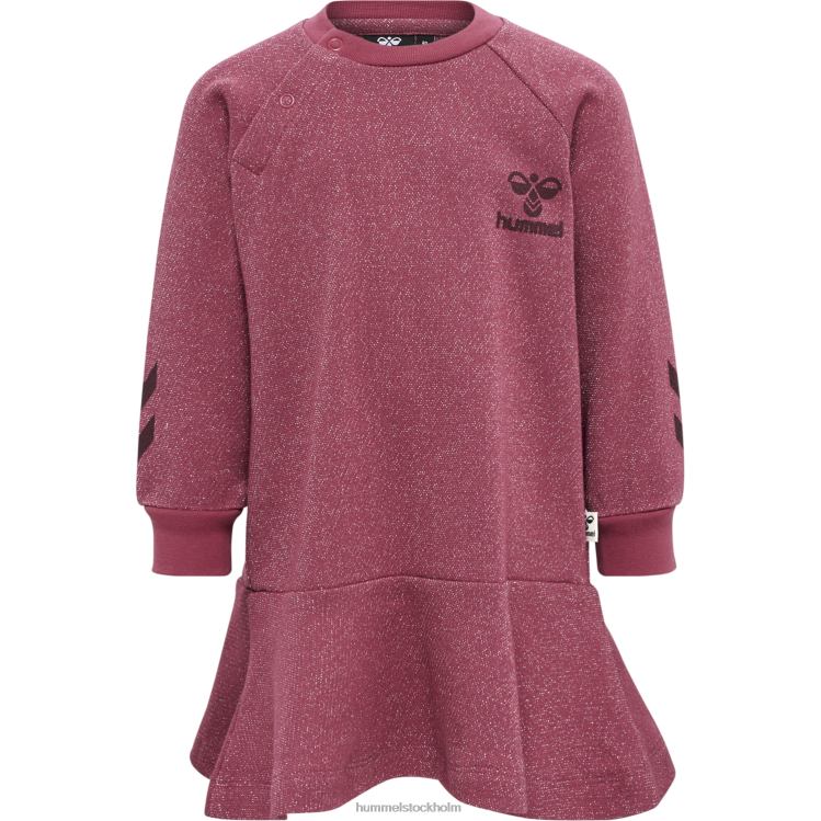 se Hummel barn hmlsally klänning l/s LL40V4284 \"cirkel kjol klänning\"
