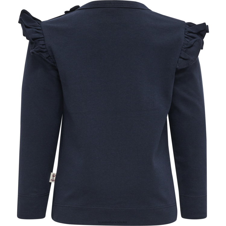 se Hummel barn hmlartemis t-shirt l/s LL40V4434 \"långärmad t-shirt\"