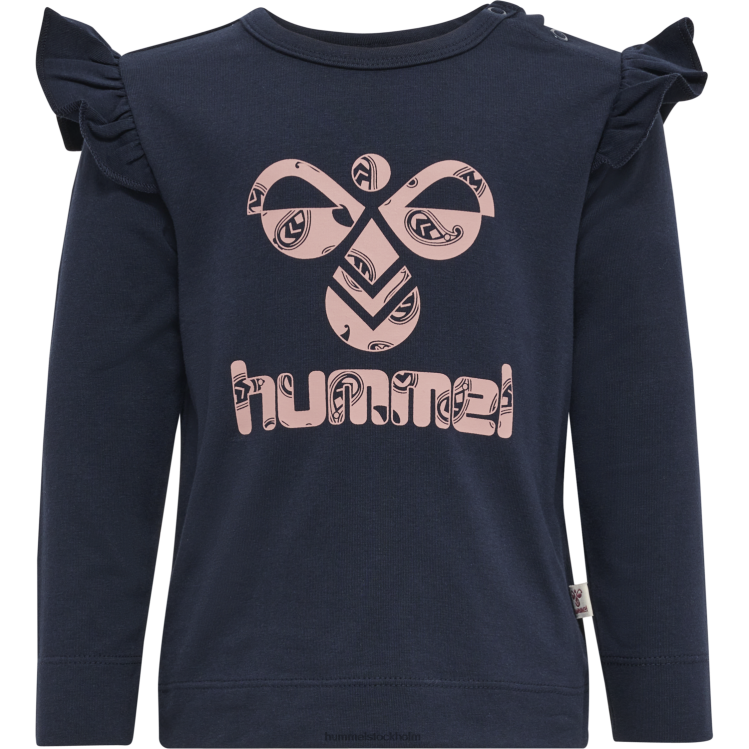 se Hummel barn hmlartemis t-shirt l/s LL40V4434 \"långärmad t-shirt\"