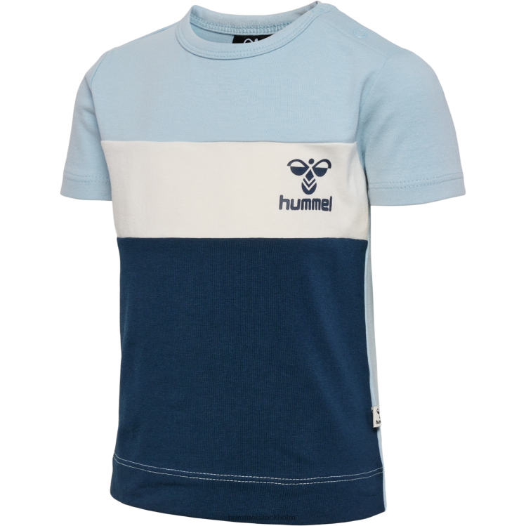 se Hummel barn hmlazur block t-shirt s/s LL40V4090 "kortärmad t-shirt"