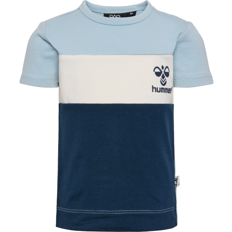 se Hummel barn hmlazur block t-shirt s/s LL40V4090 \"kortärmad t-shirt\"