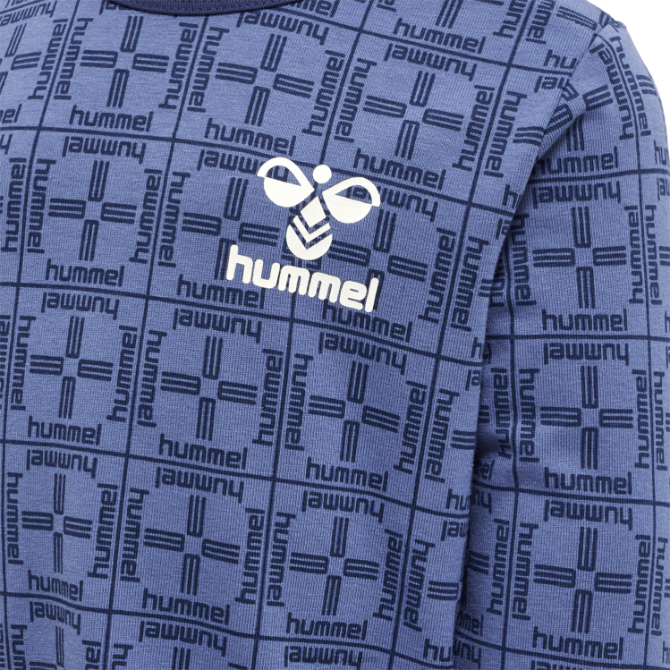 se Hummel barn hmlcheck t-shirt l/s LL40V4233 \"långärmad t-shirt\"