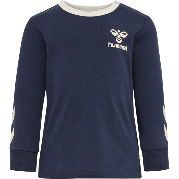 se Hummel barn hmlmaule t-shirt l/s LL40V4288 \"långärmad t-shirt\"