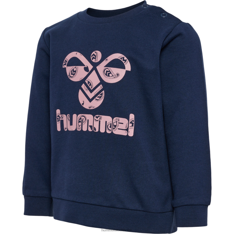 se Hummel barn hmlcitrus sweatshirt LL40V4301 "tröjor"