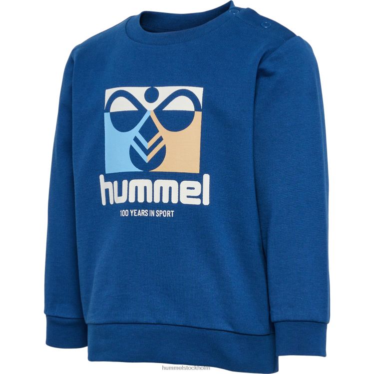 se Hummel barn hmllime tröja LL40V4137 "bomullströja"