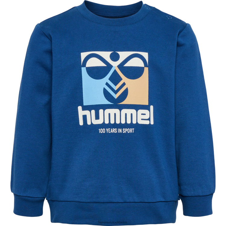 se Hummel barn hmllime tröja LL40V4137 \"bomullströja\"