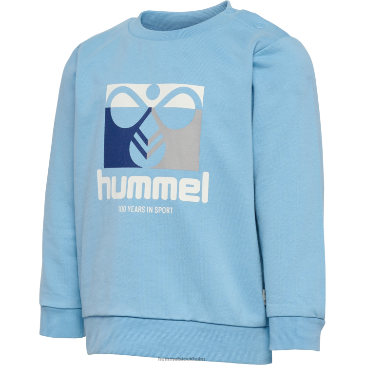 se Hummel barn hmllime tröja LL40V4147 "bomullströja"