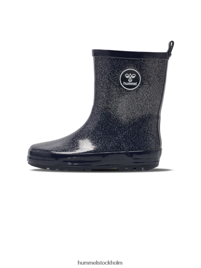 se Hummel barn gummistövel glitter jr LL40V7041