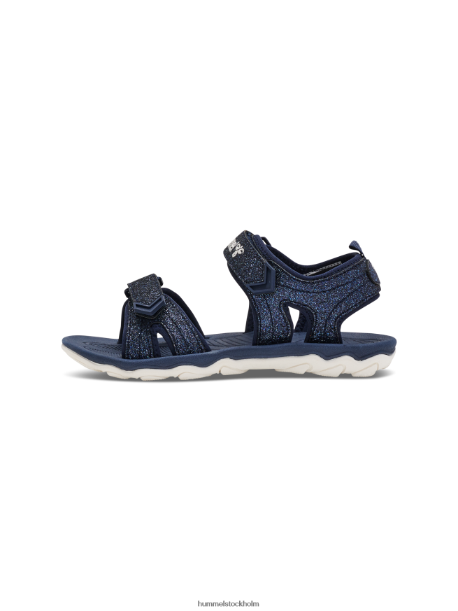 se Hummel barn sandal sport glitter jr LL40V7431