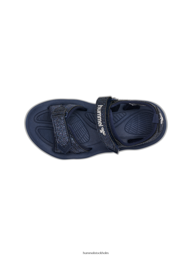 se Hummel barn sandal sport glitter jr LL40V7431