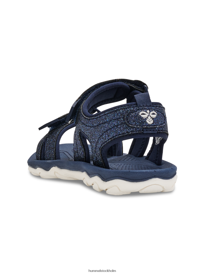 se Hummel barn sandal sport glitter jr LL40V7431