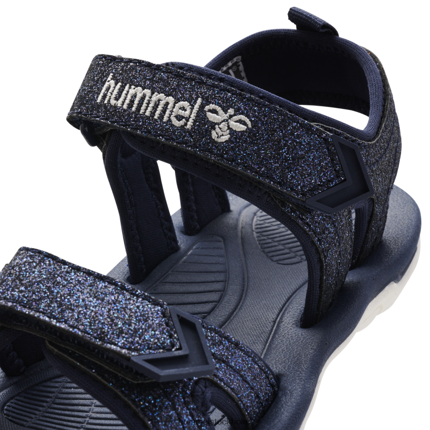 se Hummel barn sandal sport glitter jr LL40V7431