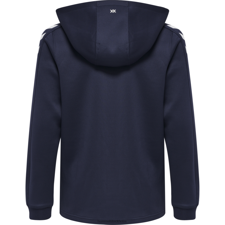 se Hummel barn hmlcore xk poly zip hood sweat LL40V5460 \"luvtröja\"