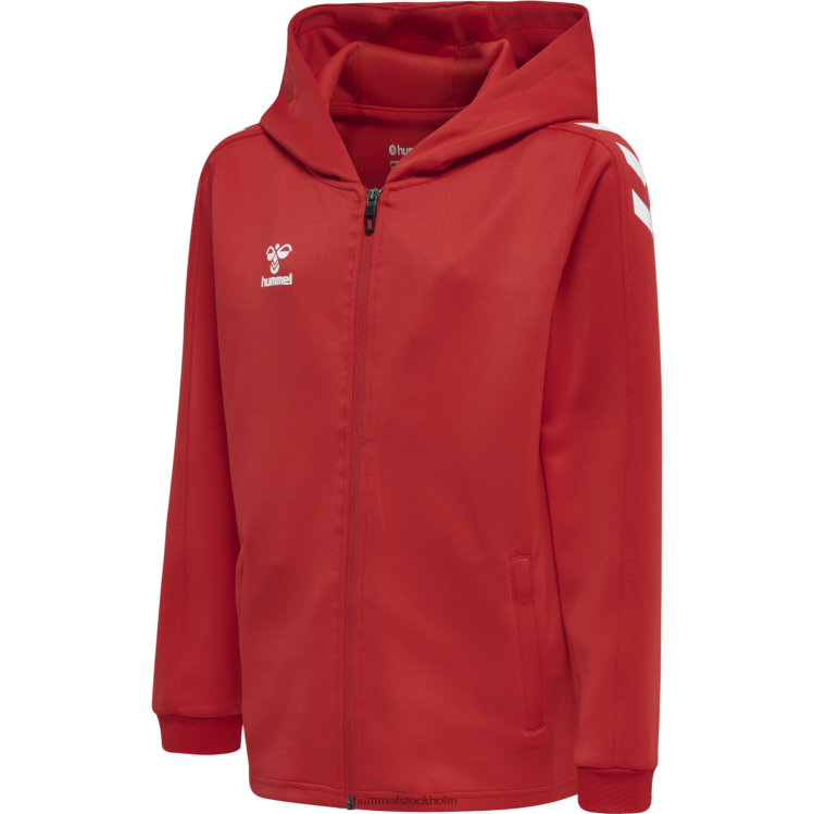 se Hummel barn hmlcore xk poly zip hood sweat LL40V5550 "luvtröja"