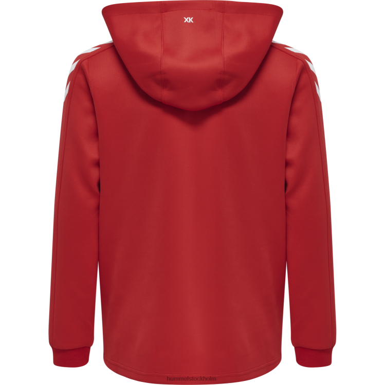 se Hummel barn hmlcore xk poly zip hood sweat LL40V5550 \"luvtröja\"