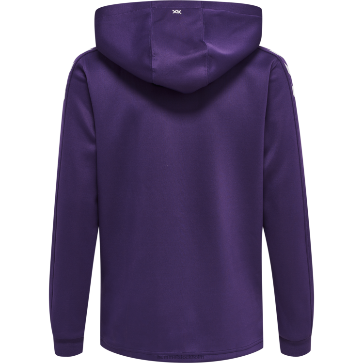 se Hummel barn hmlcore xk poly zip hood sweat LL40V5572 \"luvtröja\"