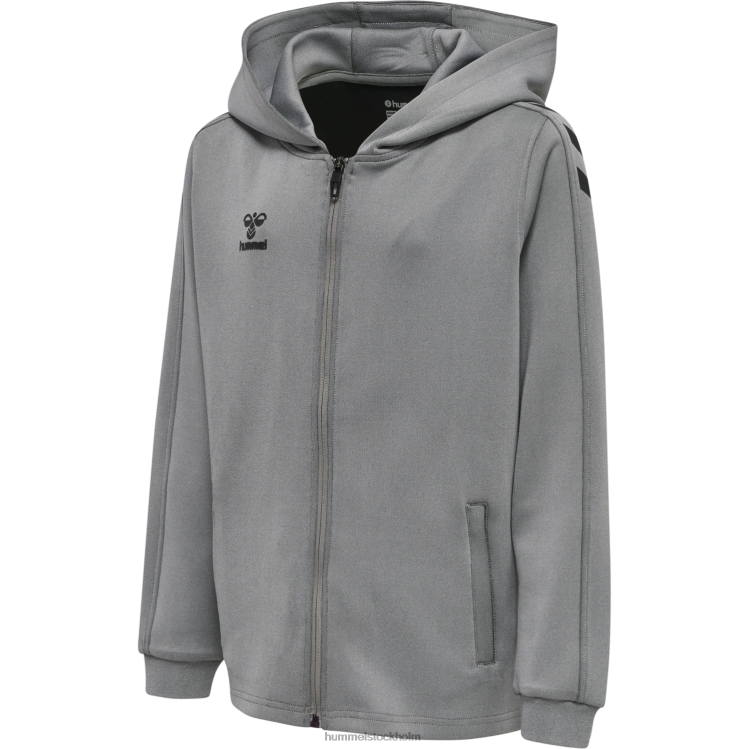 se Hummel barn hmlcore xk poly zip hood sweat LL40V5688 "luvtröja"