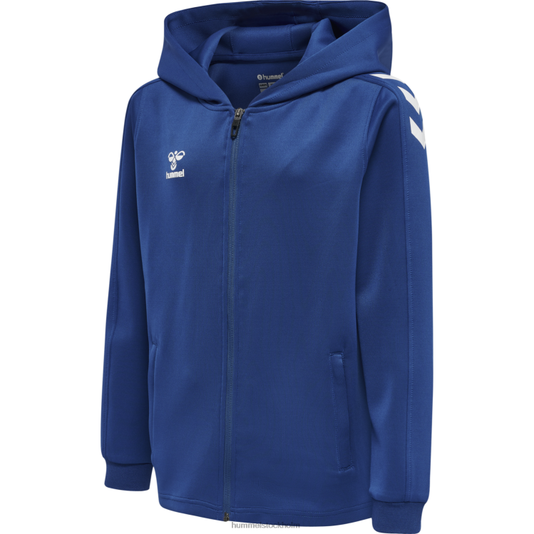 se Hummel barn hmlcore xk poly zip hood sweat LL40V5689 "luvtröja"