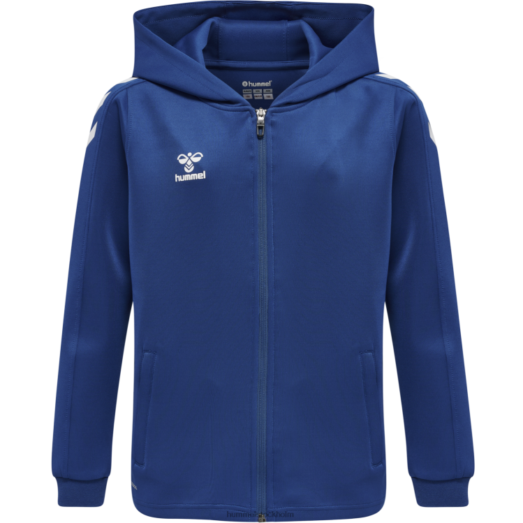 se Hummel barn hmlcore xk poly zip hood sweat LL40V5689 \"luvtröja\"