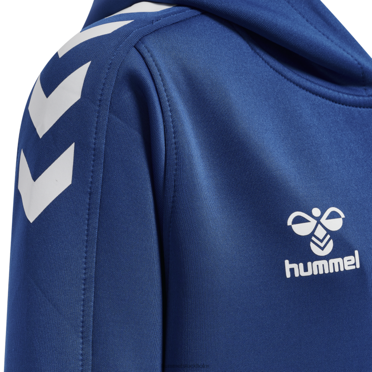 se Hummel barn hmlcore xk poly zip hood sweat LL40V5689 \"luvtröja\"